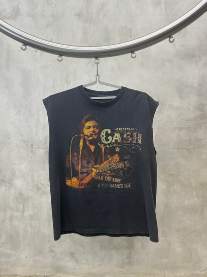 Vintage Johnny Cash Sleeveless T-shirt